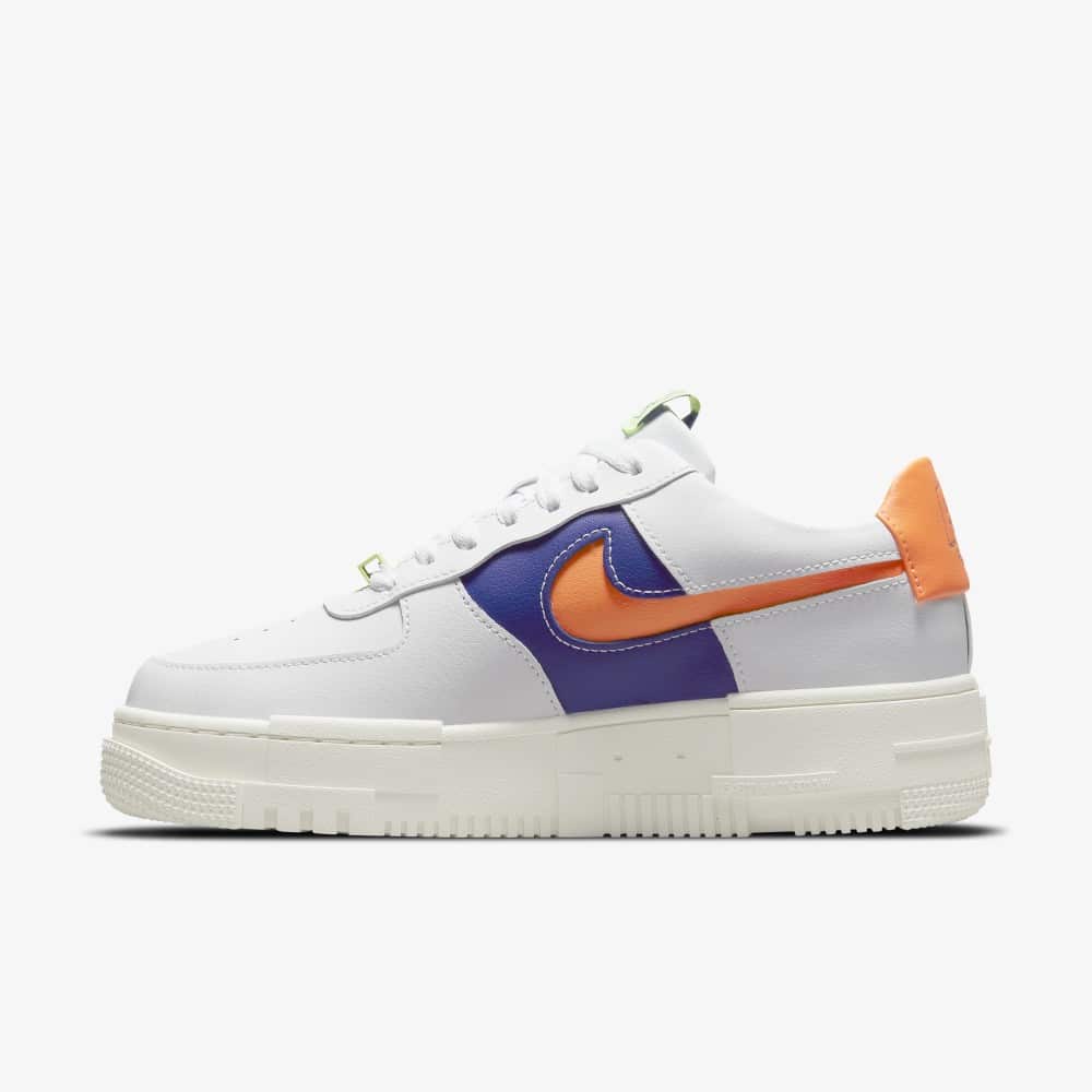 Air force 1 orange cheap and purple